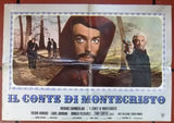 Set of 8 Count of Monte Cristo Richard C. Original Italian Movie Lobby Card 70s