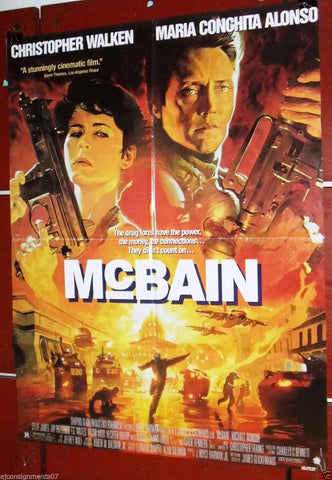 McBain {Michael Joseph DeSare} Original Lebanese Movie Poster 90s