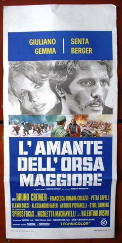 L'amante Dell' Orsa Maggiore Giuliano Gemma Italian Movie Poster 70s