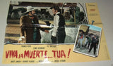 (Lot of 10) VIVA LA MUERTE TUA {Franco Nero} Org. Italian Movie Lobby Card 70s