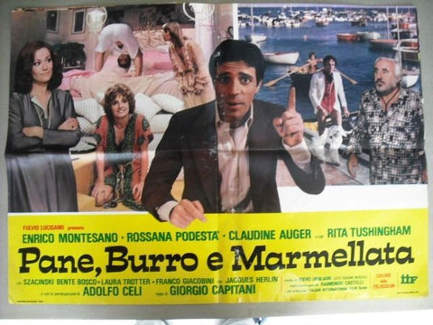 Pane, Burro e Marmellata Original Vintage Italian Movie Lobby Card 70s