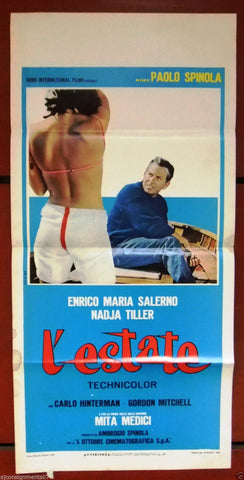 L'estate { Enrico Maria Salerno} Italian Film Poster Locandina 60s