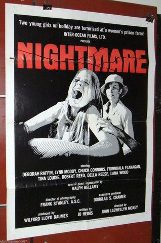 NIGHTMARE IN BADHAM COUNTY 38x25" Original  Movie Poster 70s