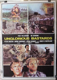 The Inglorious Bastards Fred Williamson 27x39" Org. Lebanese Movie Poster 70s