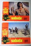 {Set of 8} Sabata  (LEE VAN CLEEF) 11x14 Original U.S Lobby Cards 70s