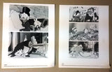 (Set of 14) Mickey Mouse, Donald Duck & Others Disney Org Movie B&W Stills R80s?