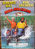 Odds and Evens (Terence Hill) British Original Movie Poster 70s