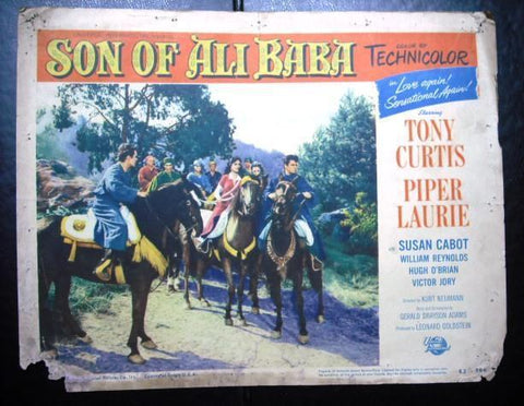 Son of Ali Baba {Tony Curtis} Original Lobby Card 50s