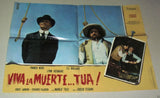 (Lot of 10) VIVA LA MUERTE TUA {Franco Nero} Org. Italian Movie Lobby Card 70s