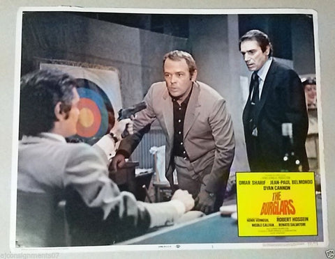 {Set of 7} The Burglars (Omar Sharif) 11x14" Org. U.S Lobby Cards 70s