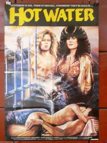 Hot Water (Suzanne DeLaurentiis) 40x27 Lebanese Movie Poster 80s