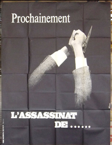 L'ASSASSINAT DE TROTSKY {ALAIN DELON} 46"x61" French Movie Original Poster 70s