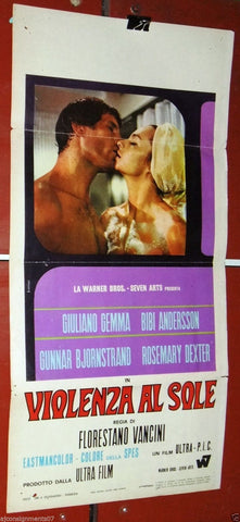 VIOLENZA AL SOLE (GIULIANO GEMMA) Italian Film Poster Locandina 60s