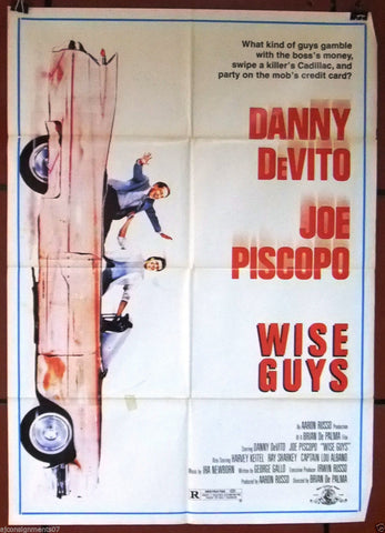 Wise Guys (Danny Devito) Original Lebanese Movie Poster 80s