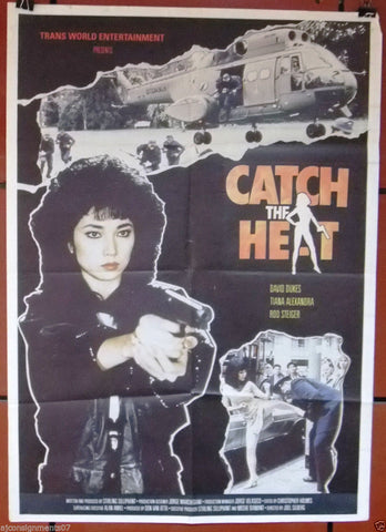 Catch the Heat {Tiana Alexandra} 40x27" Original Lebanese Movie Poster 80s