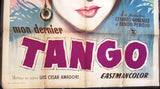 Mon Dernier Tango {Sara Montiel} 47"x63" French Grande Movie Poster 60s