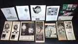 (Collection of 60) Egyptian Watch Magazine Arabic Vintage Advertising Ads 50/60s