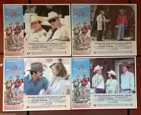 (SET OF 8) SMOKEY & BANDIT II {JACKIE GLEASON 11X14" USA Original LOBBY CARD 80s