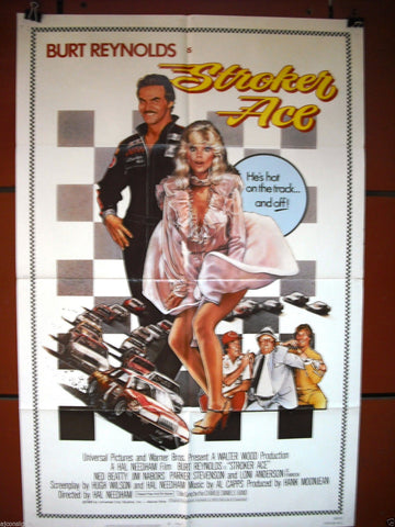 STROKER ACE {BURT REYNOLDS}  27"x41" Original Movie Poster 80s