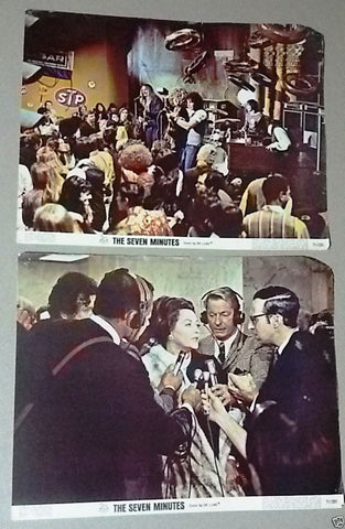 {Set of 8} The Seven Minutes (Wayne Maunder) 11x14" Org. U.S Lobby Cards 70s