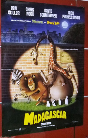 Madagascar 40x27" Original Int. Double Sided Movie Poster 2000s