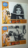 {Set of 8} DAGMAR's HOT PANTS INC {Diana Kjaer} 11x14 Org. U.S Lobby Cards 70s