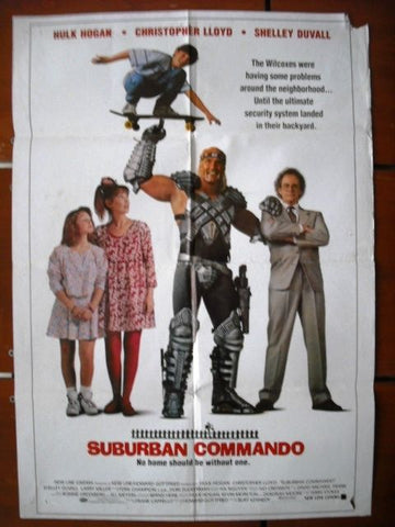 Suburban Commando {Hulk Hogan} Lebanese 40x27 Movie Poster 90s