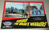 {Set of 6} 1990 the Bronx Warriors {Vic Morrow} Org. Italian Lobby Card 80s