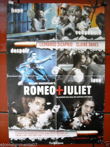 Romeo + Juliet {Leonardo DiCaprio} Original Lebanese Movie Poster 90s