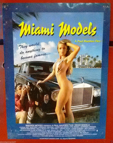 Miami Models (Jeff Mustard) Org. Movie Program 90s