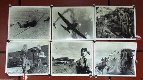 (Set of 6) Attack Ssquadron {Toshirô Mifune} 8x10" Original Movie B&W Photos 60s