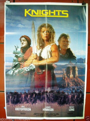 Knights {Kathy Long} Original Lebanese Movie Poster 90s