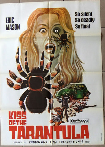 KISS OF THE TARANTULA 39x27" Lebanese Original Movie Poster 70s