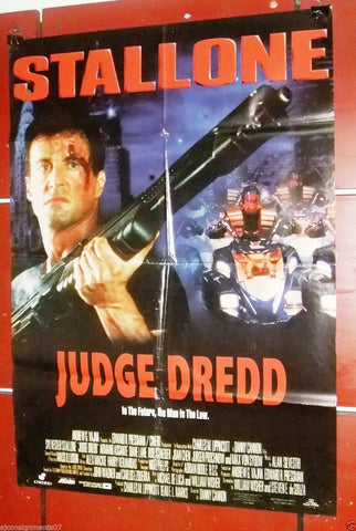 Judge Dredd {Sylvester Stallone} Lebanese Original Movie Poster 90s