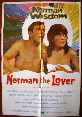 Norman the Lover {Norman Wisdom} Original Lebanese Movie Poster 60s