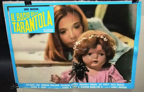 IL BACIO DELLA TARANTOLA Kiss of the Tarantula Italian Film 8 ORG Lobby Card 70s