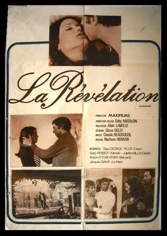 La révélation Juliette Mills French Movie Poster 70s
