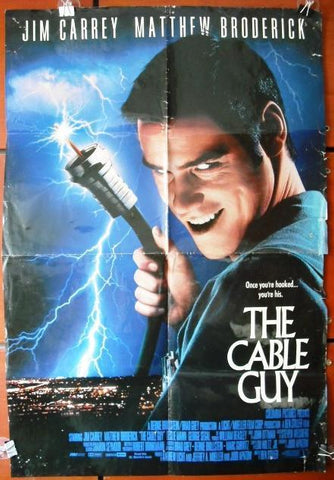 The Cable Guy 40x27 DS Jim Carrey Movie Poster 1996