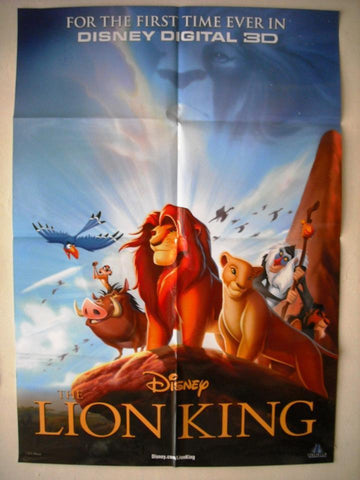 The Lion King {Matthew Broderick} Original 40x27 SS Movie Poster 2004