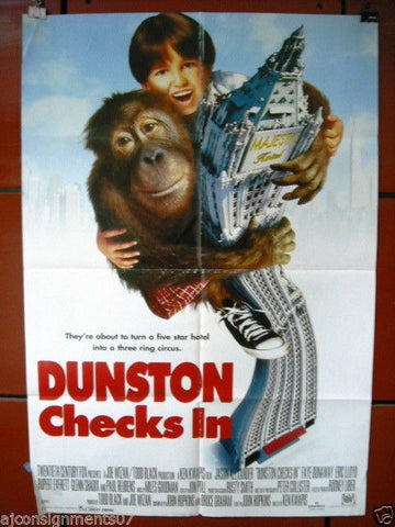 Dunston Checks In {Jason Alexander} Original Lebanese Movie Poster 90s