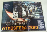 {Set of 8} ATMOSFERA ZERO {SEAN CONNERY} Org. Italian Lobby Card 80s