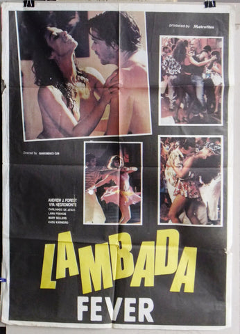 Lambada (Vya Negromonte) Original Movie 39''x27" Lebanese Poster 90s