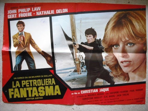 La Petroliera Fantasma Style F Photobusta Italian Movie Lobby Card 70s