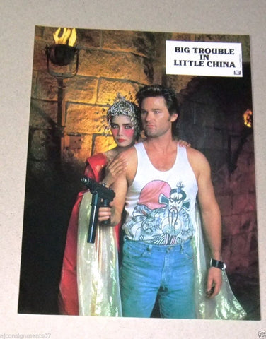 {Set of 11} BIG TROUBLE IN LITTLE CHINA (John Carpenter) French LOBBY CARD 80s