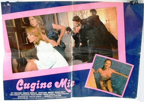 Cugine Mie Franca Gonella Italian Style E Lobby Card 70s