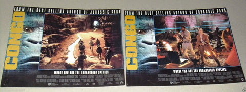 {Set of 7} CONGO {Laura Linney} 11 x 14" Orig. Film Lobby Card 90s
