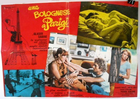 Una Bolognese A Parigi Myriam B. Italian Lobby Card 70s