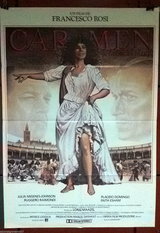 Carmen {Francesco Rosi} 39x27" Original Lebanese Movie Poster 80s