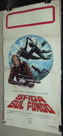 Sfida sul fondo, Fear Runs Deep ORG Italian Film Locandina Poster 70s