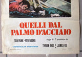 QUELLI DAL PALMO D'ACCIAIO Italian Film Locandina Poster 70s